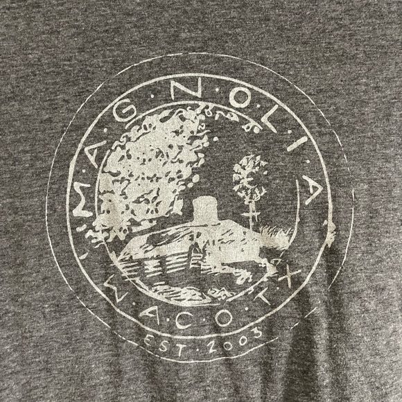 MAGNOLIA SILOS MERCH Gray T-Shirt with Logo - Picture 3 of 4